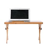 NEINEI　ナチュラル　竹製　折りたたみテーブル　折りたたみ式　ちゃぶ台　ミニテーブル　幅50×奥行30×高さ27cm