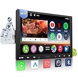 A6PF 8コア 10.1インチ 1DIN＆2DIN Android カーステレオ 2+32GB ワイヤレスCarPlay Android Auto カーラジオ フローティングQLEDタッチスクリーン ChatGPT GPSトラッカー HD LRV WiFi/Bluetooth/USB デュアルBluetooth