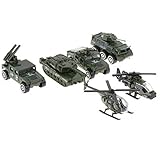 F Fityle 1/87スケール 合金製 車両 戦車 タンク模型 軍用車両モデル 車おもちゃ 全6点