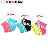 (ジェニィ)JENNI 総柄 変形 ソックス L(19～21センチ) ピンク(070)