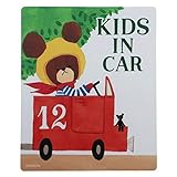 くまのがっこう[ステッカー 防水]車用 ステッカー/キッズインカー