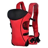 Ecosusi Thick Polyester Stong Baby Carrier Best Child Carrier Baby Backpck (Red)