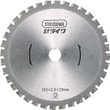 新ダイワ　チップソー鉄工用防塵マルノコ用 CT18-F(CT180-36FOC)