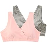 Topwhereコットンノンワイヤースリープブラマタニティ、授乳 US サイズ: L カラー: グレー