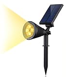 Homdox ガーデンライト ソーラー充電式 太陽発電 省エネ 2200mAh 　P67防水 LEDアウトドアライト夜間自動点灯 屋外の車道/歩道/芝生/庭/地震・災害時に照明用