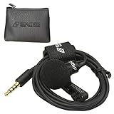 Edutige 外付けマイク iPhone スマートフォン タブレット 音声 収録 撮影 オリジナルステッカー付 (EIM-009 Plus)