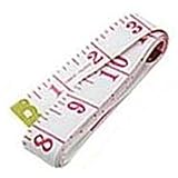 60 Soft Flexible Non-Stretching Paracord Measuring Tape Ruler (White/Pink) by Jig Pro Shop