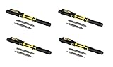 Stanley 66-344 (4 Pack) 4-in-1 pocket screwdriver bi-material phillips flat head [並行輸入品]