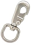 Lehighグループ7015hdニッケルメッキラウンド回転Eyeクイックスナップ、3 – 5 / 8 " x 1 "