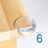 コーナープロテクターテーブルコーナーデスク、Webiソフトエッジクッション、透明シリコンケース、ベビー子安全ガードバンパーセキュリティ 6 packs