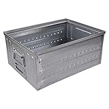 ダルトン/D.M.S. ガレージ 16リットル GALVANIZED（亜鉛メッキ加工）/113-298GV【02】《 インテリア雑貨 家具・収納 小物収納・収納ボックス 》