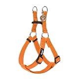 PUPTECK 犬 ハーネス 迷子札 犬 胴輪 犬用ハーネス 喉に優しいハーネス ペット用品 ドッグ はーねす 調節可能 着脱簡単 軽量 通気性 快適 負担が少ない 耐久性 引っ張り防止 安全 夜間反射 IDタグ付き 散歩 アウトドア しつけ 訓練 人気 可愛い おしゃれ 小型犬 中型犬 大型犬（ブラック、Lサイズ）