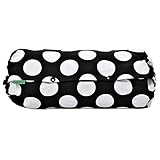 acortile(アコルティーレ) 抱っこひも収納カバー L 日本製 【黒ドットL×グレー】 90日保証 リバーシブル 裏生地グレー シッカリ生地 ★エルゴアダプト・ベビービョルン収納可能なLサイズ★