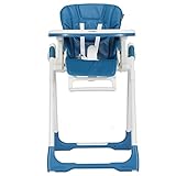 (ヘラサ)Herasa　ベビーハイチェア テーブルチェア 折り畳み　テーブル付　 (青)