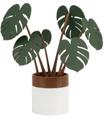 Amazon｜3Dプリントかわいい植物コースターセット デスク用 葉っぱ