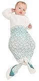 (コ-ランド) Co-land ベビー シュラフ スリーパー 新生児 赤ちゃん 寝袋 ブランケット 着ぐるみ 可愛い柄 出産祝い 子供 春秋用 マーメイド S