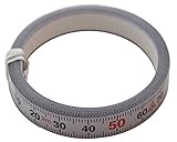 エスコ 10mmx2.0m粘着付・目盛テープ(ステンレス製) EA720YY-42