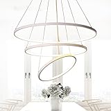 AMOS シンプルなLedシャンデリアクリエイティブパーソナリティレストランランプ北欧風のリビングルームランプ円形シャンデリアファッション照明