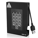 Apricorn Aegis Padlock Fortress - USB 3.0 A25-3PL256-1000F (R2) ポータブルHDD 1TB HD2125