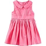 OSHKOSH(オシュコシュ) 2ピースプリーツピーターパンカラードレス ピンク ワンピース 24ヶ月【並行輸入】