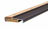 m-d建築製品77800 1 – 1 / 8インチby 4 – 9 / 16インチ – 73-inch th393 Adjustable Aluminum and Hardwood敷居Inswing、