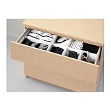 IKEA(イケア) MALM バーチ材突き板 10158226 チェスト(引き出し×3)、バーチ材突き板