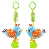bobury Baby Animal Plush RattlesおもちゃHappy Monkey Hanging Toys Kids風チャイムトイ 34*9.5cm amzbobury19334