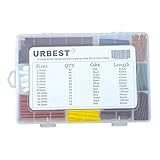 URBEST® 300Pcs 2:1 Heat Shrink Tubing Tube Sleeving Wrap Cable Wire 6 Color 11Size [並行輸入品]