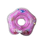 YideaHome 浮輪 浮き輪 子供用 うきわ首リング ベビー浮き輪 ベビー用うきわ 水遊び 入浴 調節ベルト プレスイミング お風呂に 柄ランダム