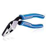 SPEEDWOX ペンチ ハイパワー プライヤー 先端角度:40度 強力 ワイヤーカッター カッティング 偏芯テコ 切断可能 切れ味35% UP スタンダード 溝付 ネジの取り外し 超硬刃 プロ メン