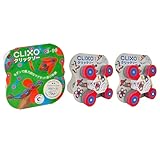 ラングスジャパン(RANGS) 【セット商品】 クリックソー CLIXO (イッツィーパック フラミンゴ+ターコイズ/タイニー&マイティ) 3個セット マグネットのおもちゃ マグネット 知育玩具 STEM 教育 組み立て おもちゃ 磁石 ブロック 3歳以上