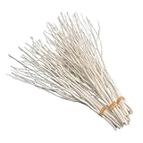 リードディフューザー スティック 25cm 【30本】 天然 リードスティック アロマディフューザー ルームフレグランス 用 シダ ラタン リフィル リードスティック 枝 木 棒 ウッドスティック 詰め替え アロマオイル 白 アイボリー ホワイト クリーム 定番 シンプル