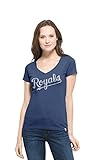 MLB Women 's Flanker MVP VネックTee ブルー