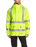 Viking Professional Journeyman Hi-Vis Waterproof Rain Jacket Green Large [並行輸入品]