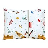 HashkuDe ベビー枕カバー 綿100％ 30×40cm 日本製 (ロンドン)