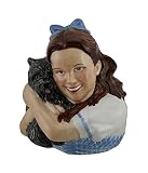 WestlandギフトセラミックおもちゃBanks Wizard of Oz Dorothy Holding Toto Ceramic Money Bank 6.5 X 7 X 6インチマルチカラーモ