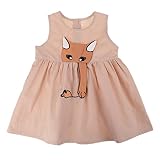 Chaufly ベビースカート 子供服 女の子 かわいい 漫画 猫 カジュアル O - ネック Aライン ドレス ガールズ服 夏 子猫柄 超柔らかい 人気 記念撮影 プレゼント