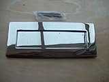 Ironmongery World 25cm X 10cm Heavy Sprung Polished Chrome Large Letter Box Postal