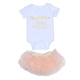 Domybestベビー服 女の子　ロンパース+スカート　2点セット　綿　夏ボディスーツ　オーバーオール　袖無し　新生児　祝い
