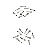 Fenteer LEDインジケータライト（20個）　緑＋赤　バルブ　省エネ　 パイロットランプ　8mm 　24V　