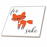 3drose Lenas写真 – キュートSayings – for Fox Sake – タイル 12-Inch-Ceramic ct_235574_4