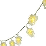 Firecore 松かさ型電飾 20LED暖かい光 オーナメント室内装飾 ウォームホワイト