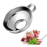 ロート ステンレス鋼製　広口漏斗　大口径　ボトル　キムチ、ジャム、オイル、浣腸用漏斗　注ぎ込む用具 濾過器 (L)