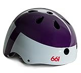 SIXSIXONE(シックスシックスワン) YOUTH DIRT LID 子供用 自転車 ハーフヘルメット [サイズ調整パッド付属] 0421005605 パープル S/Mサイズ