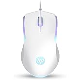 HP M160 High-Performance Gaming Mouse, USB Wired Connectivity, RGB, Lightweight, High Precision, Smooth Tracking Ergonomic Co