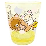 リラックマ[クリアプラカップ]カラークリスタルカップ/のんびりネコ サンエックス【アップ 】