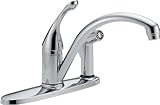 デルタクラシックシングルハンドルwater-efficientキッチン蛇口with Integralスプレー 340-WE-DST 1