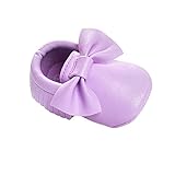 ZOEREA(ゾエレア)　ベビーシューズ　歩行練習シューズ　ソフトソールシューズ　ルームシューズベビー　幼児シューズ　新生児靴　滑り止め　柔らか　出産お祝い　PUシューズ　フリンジと蝶リボン飾り　女の