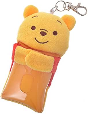 Amazon ディズニーストア 公式 定期入れ パスケース リール付き プーさん ぎゅっ Disney ディズニー 定期入れ