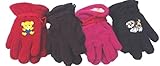 4つペアMongolianフリース手袋for Infants Ages 6 – 12ヶ月